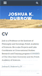 Mobile Screenshot of joshuakjerulfdubrow.com